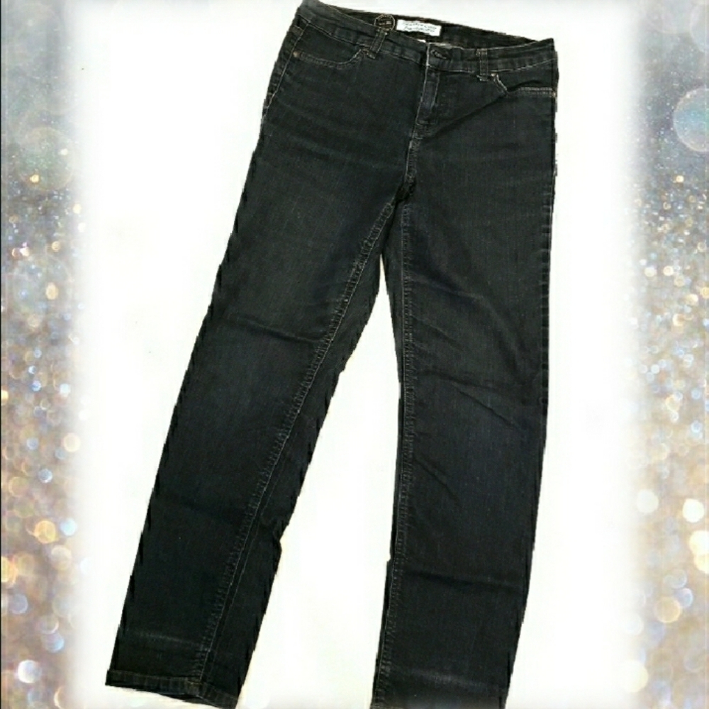 CARTER CLUB JEAN SHOP PETITE STRAIGHT LEG PANTS